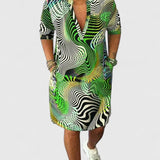 Helinae™ | Sophisticated V-neck Dress