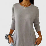 Megan™ | Elegant Crew Top