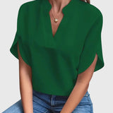 Beatrix™ | Soft and Elegant V-Neck Shirt