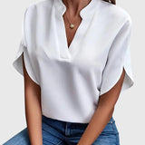 Beatrix™ | Soft and Elegant V-Neck Shirt