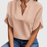 Beatrix™ | Soft and Elegant V-Neck Shirt