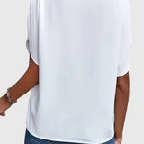 Beatrix™ | Soft and Elegant V-Neck Shirt