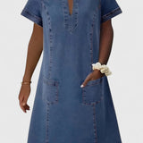 Christine | Elegant Denim Dress