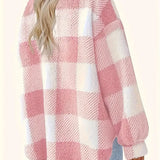 Martin | Stylish Plaid Fleece Jacket