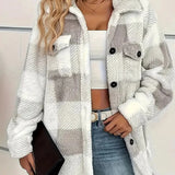 Martin | Stylish Plaid Fleece Jacket
