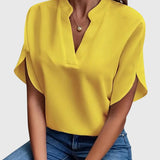 Beatrix™ | Soft and Elegant V-Neck Shirt